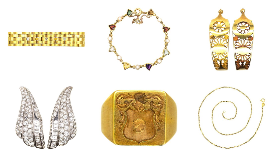 Fine gold jewellery from our collection