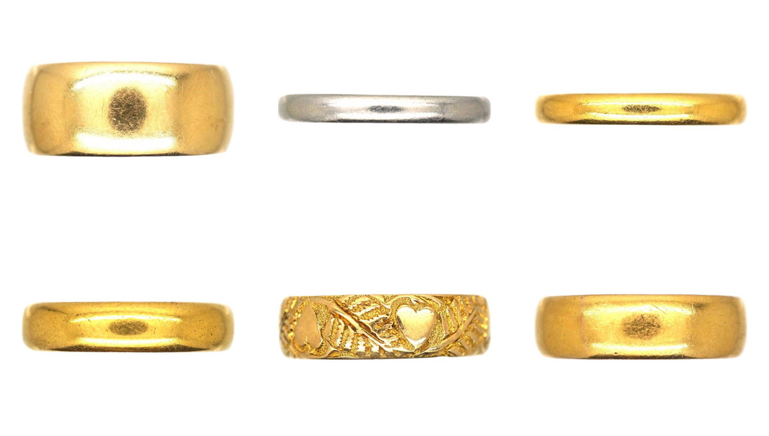 Antique wedding rings from our collection
