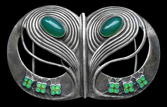 Jugendstil buckle designed by Max Joseph Gradl