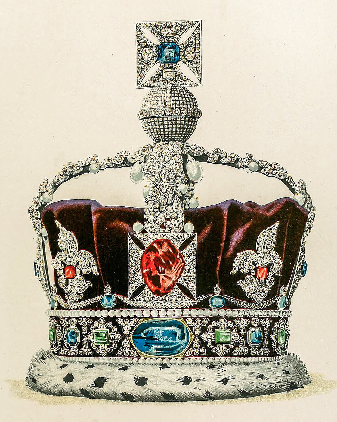 The Imperial State Crown made for Queen Victoria
