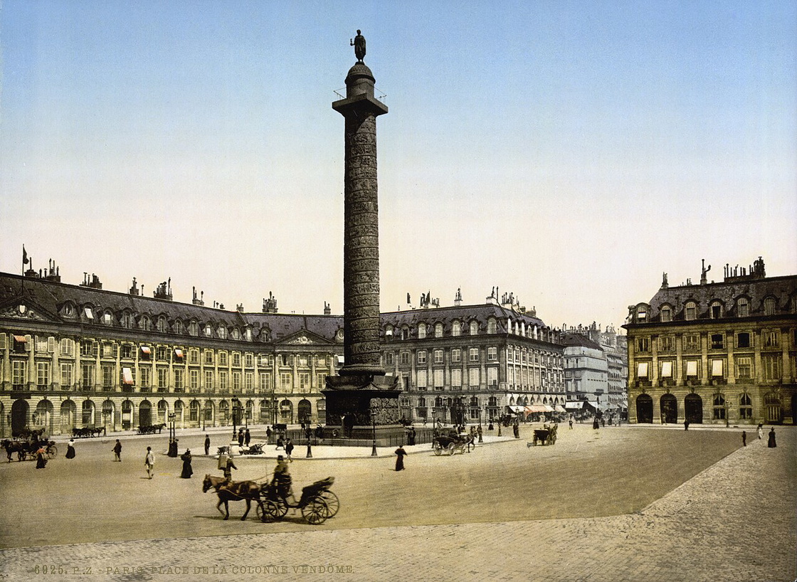 The Place Vendôme, Paris, around 1900