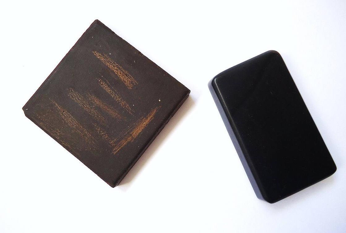 Touchstones used for testing gold