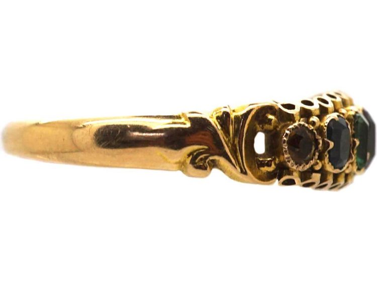 Victorian 15ct Gold Dearest Ring