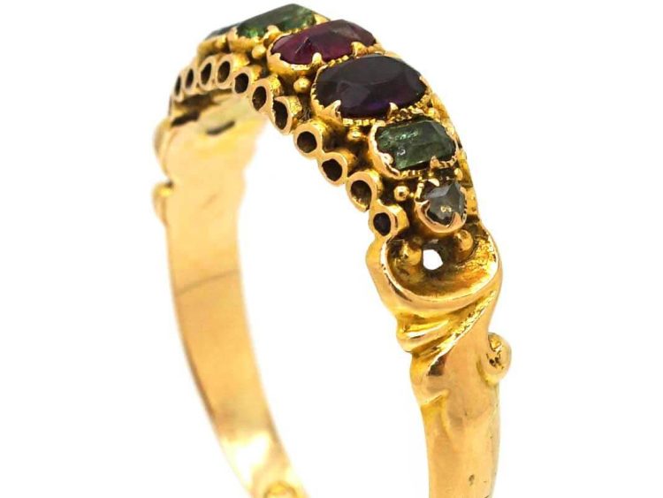 Victorian 15ct Gold Dearest Ring