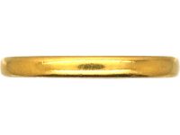 Retro 22ct Gold Wedding Ring Assayed in 1941