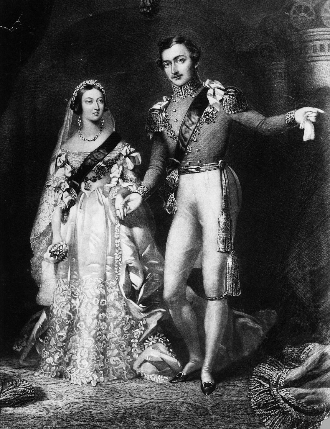 The wedding of Queen Victoria and Prince Albert, 1840
