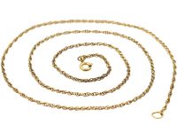 9ct Gold Twist Chain
